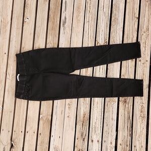 Nine West Super Skinny Black Jegging Skinny Jeans Slip On Size 4 Neutral Dressy